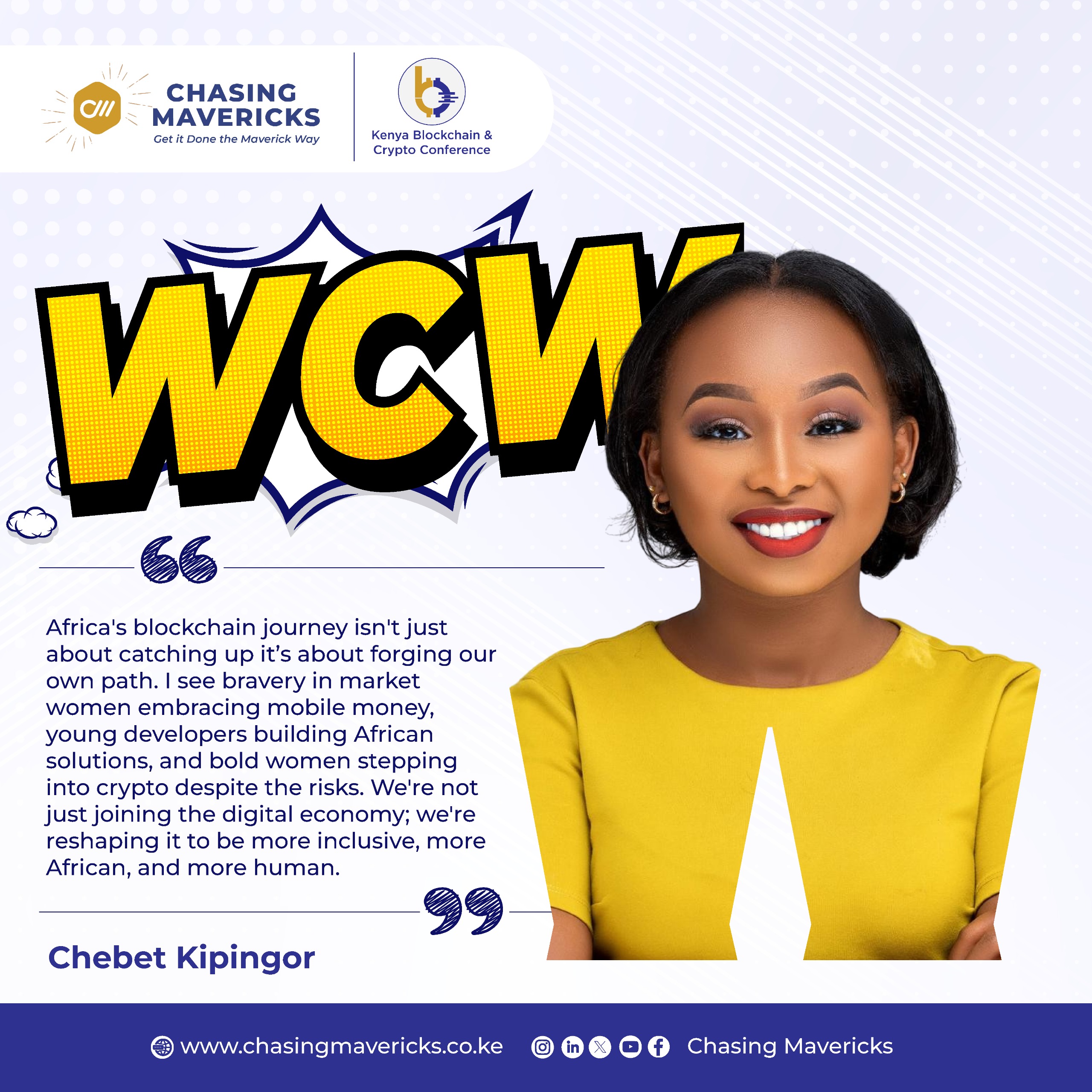 chebet kipngor - chasing mavericks